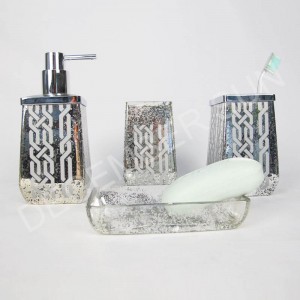 Glas Lotionspender Set